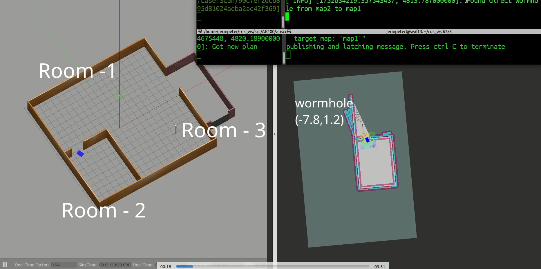 Direct transition - heading to wormhole