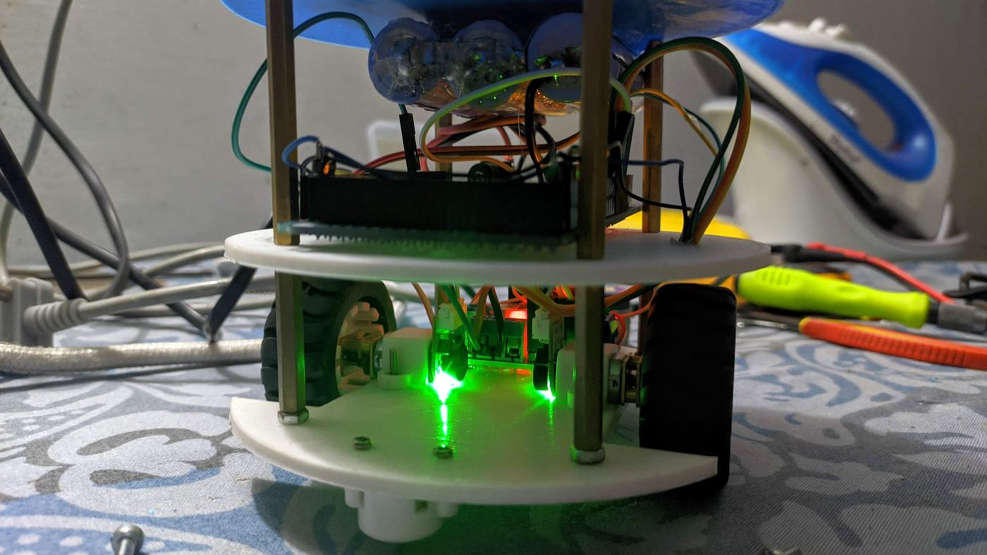 Robot electronics deck