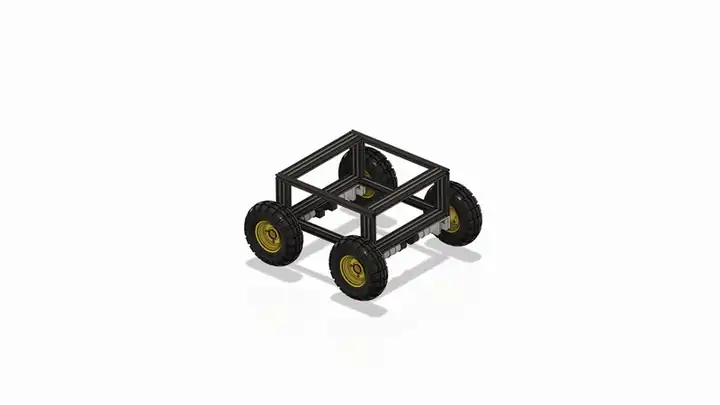 Animation of the robot design in Fusion 360