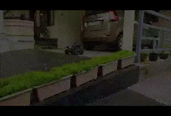 Animation of the robot driving