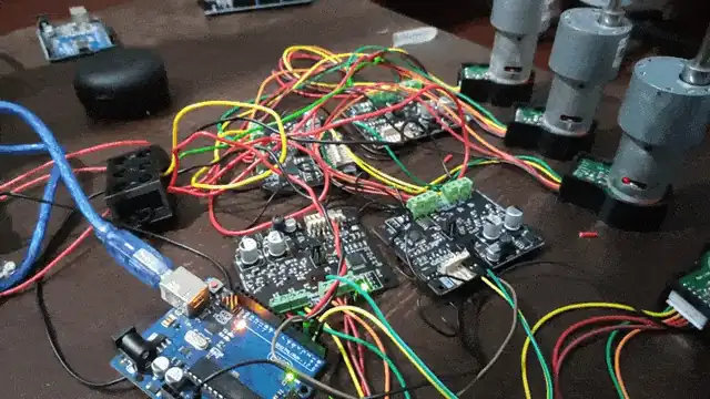 Animation of the motor test